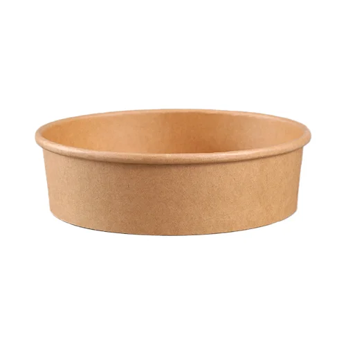 Salad Bowl 900ml · Round Kraft Salad Bowls (lids) · product image
